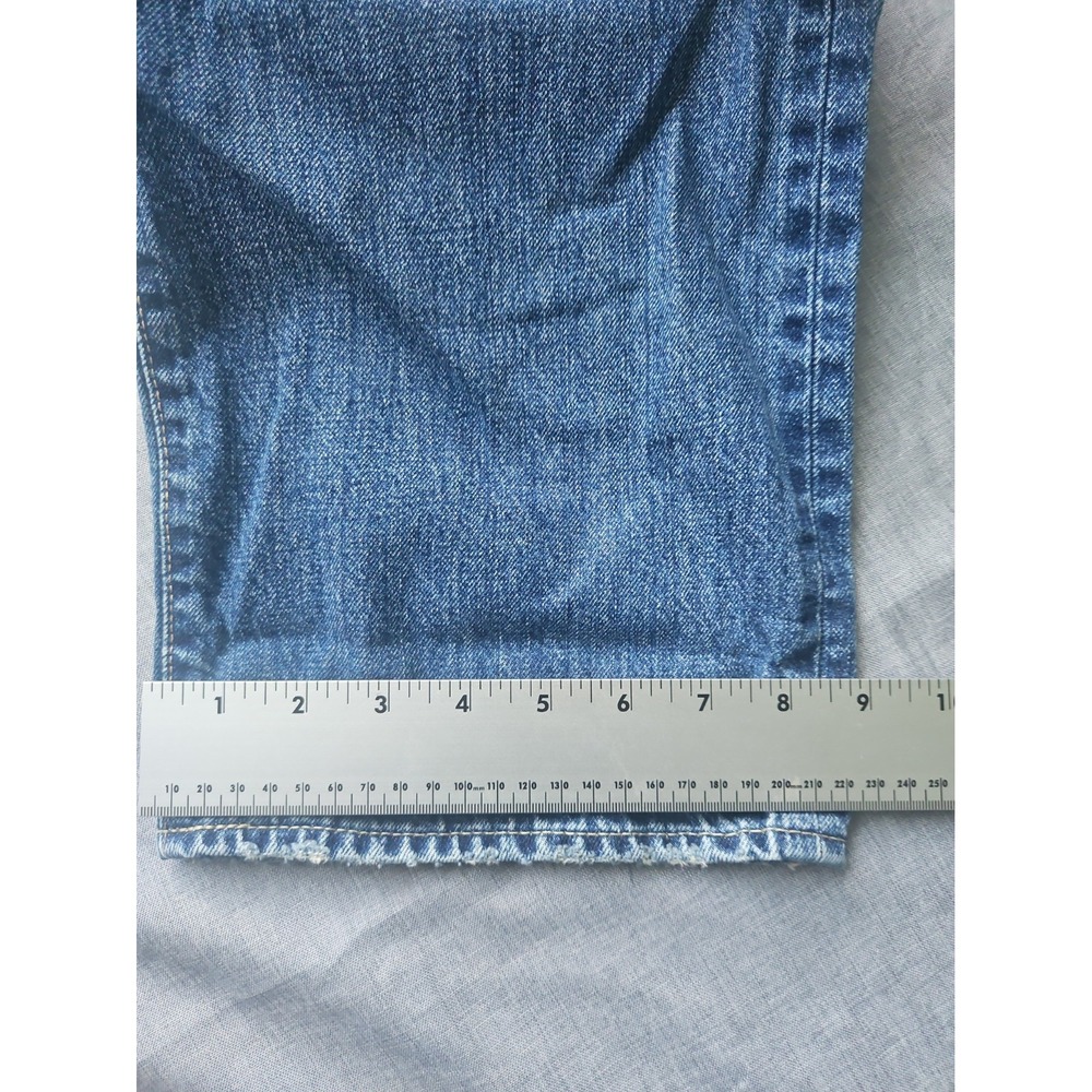 Moussy Vintage Straight Leg Howa Jeans in Blue Women 31 Made Japan $370 - Picture 12 of 16